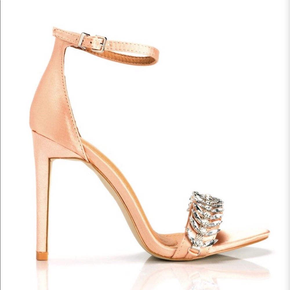 Christal Satin Heel